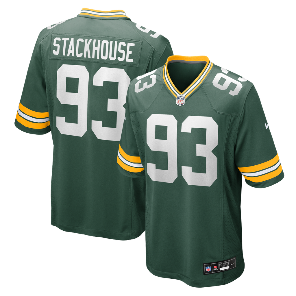Nazir Stackhouse Green Bay Packers Nike Team Game Official Jersey -  Green