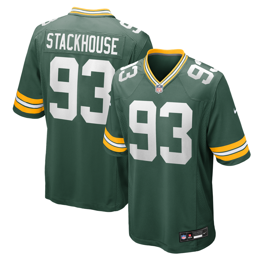 Nazir Stackhouse Green Bay Packers Nike Team Game Official Jersey -  Green