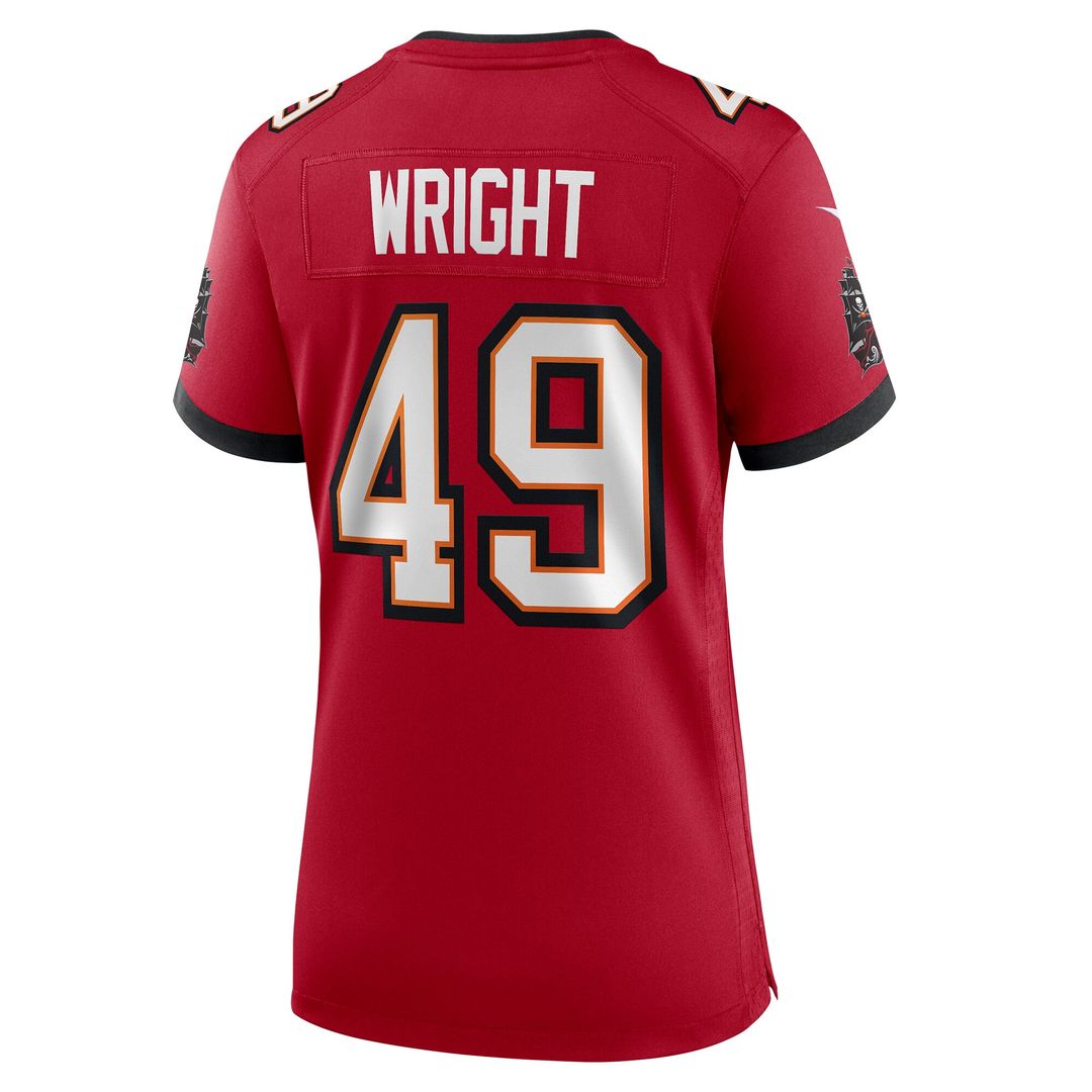 Owen Wright Tampa Bay Buccaneers Nike Women's Team Game Jersey - Red