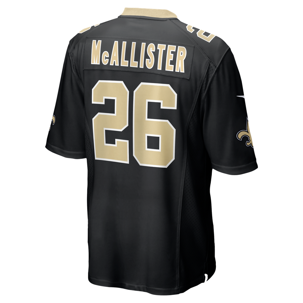 Deuce McAllister New Orleans Saints Nike Game Retired Player Official Jersey - Black