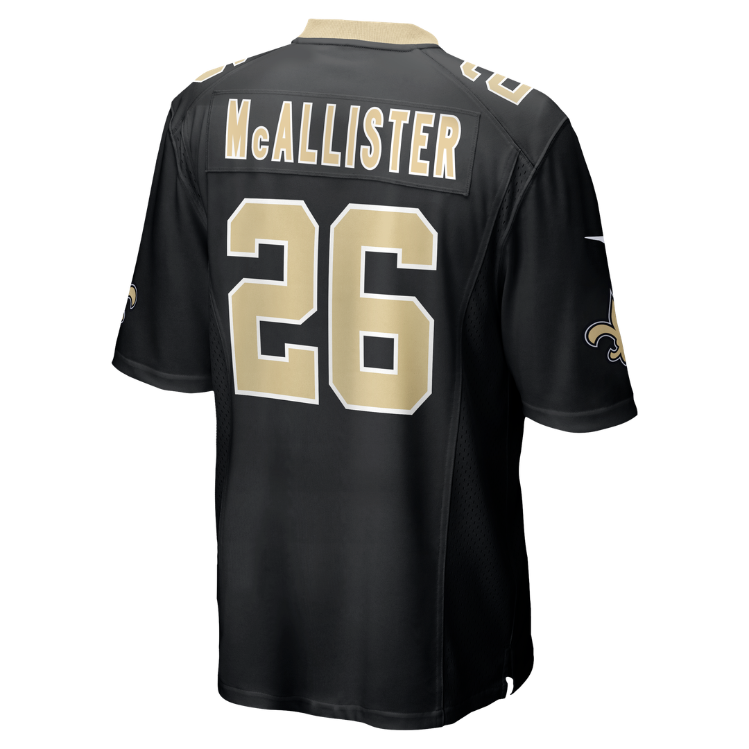 Deuce McAllister New Orleans Saints Nike Game Retired Player Official Jersey - Black