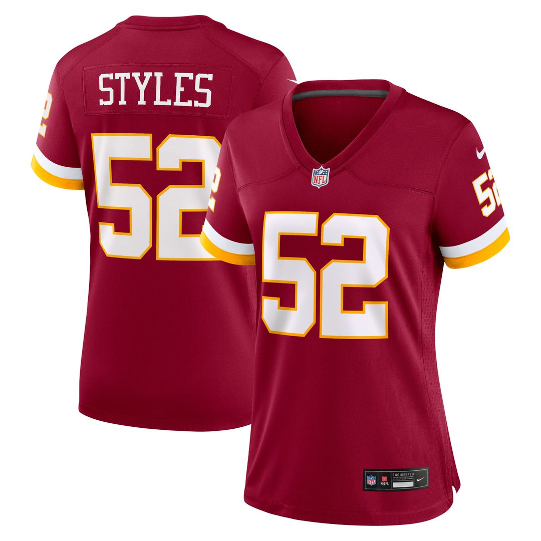 Sonny Styles Washington Commanders Nike Women's Game Super Bowl Era Official Jersey - White