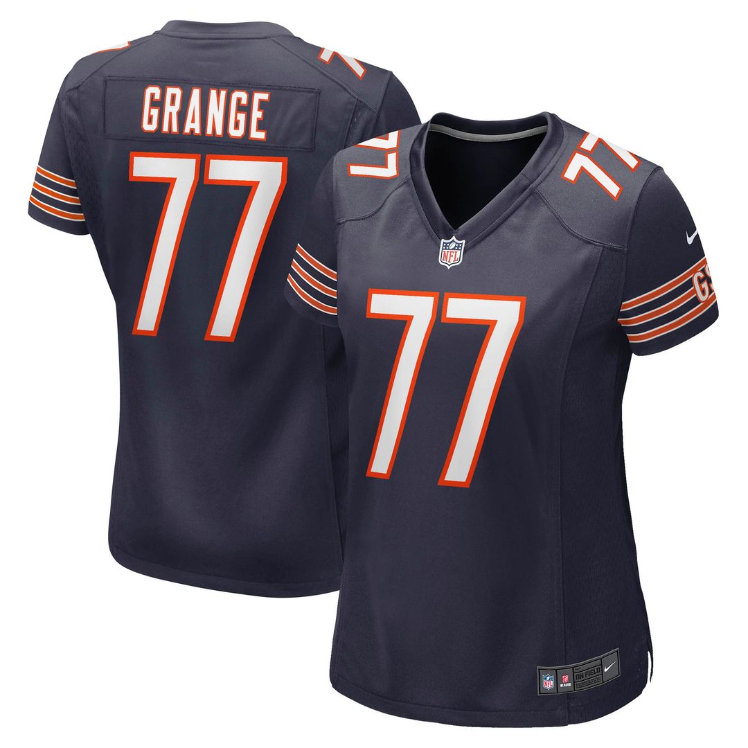 Red Grange Chicago Bears Nike Women's Retired Player Official Jersey - Navy