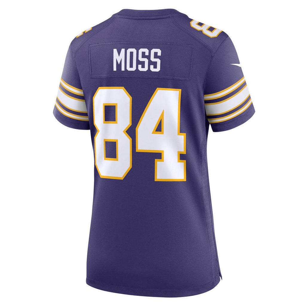 Randy Moss Minnesota Vikings Nike Women's Classic Retired Player Game Official Jersey - Purple
