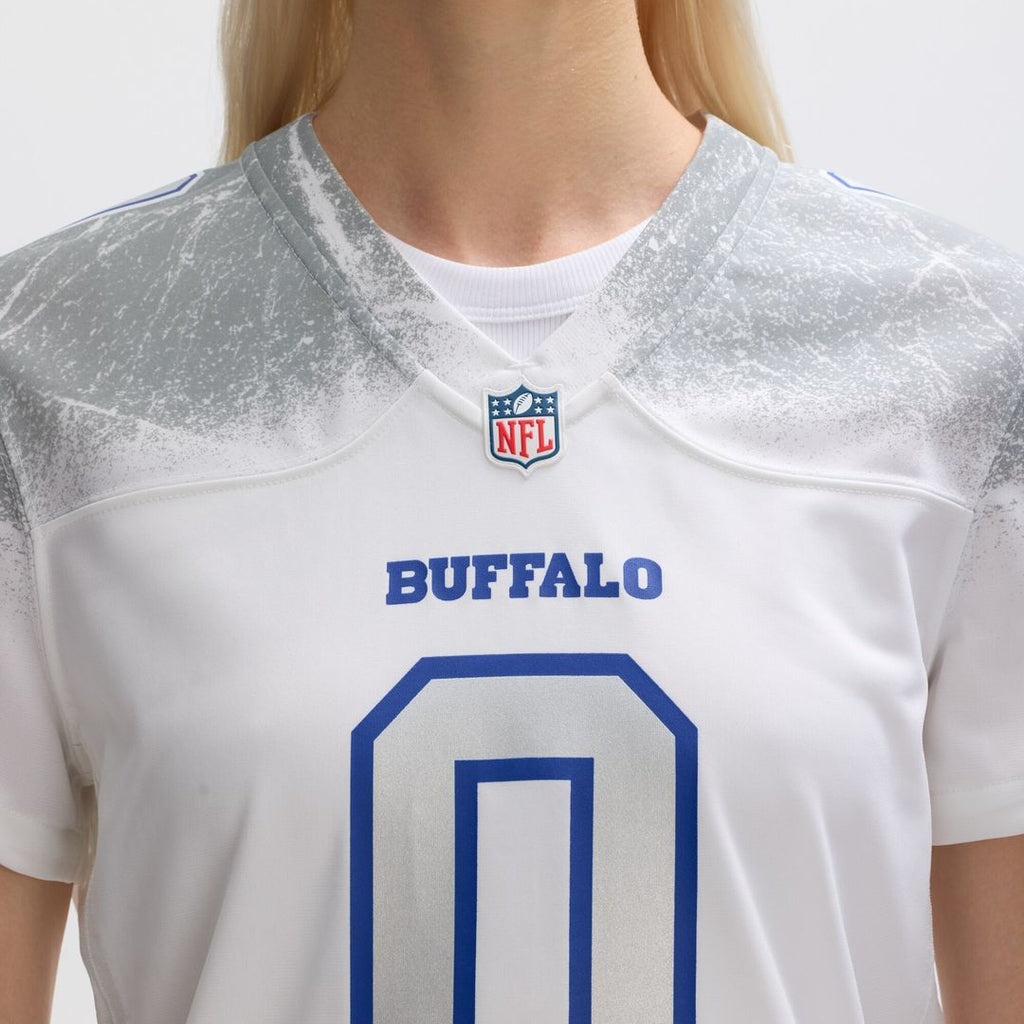 Keon Coleman Buffalo Bills Nike Women's 2025 Rivalries Collection Game Official Jersey - White