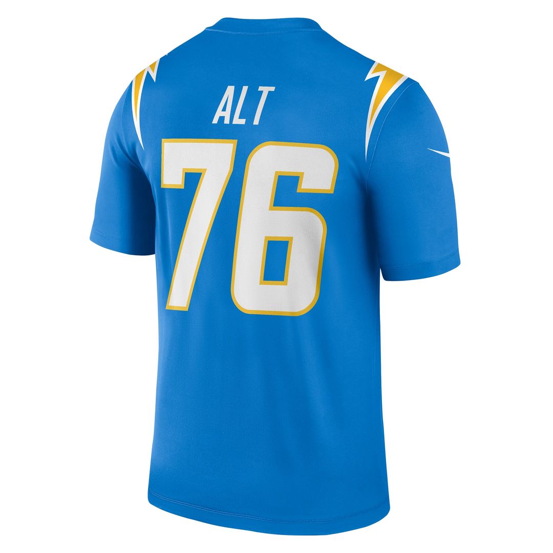 Joe Alt Los Angeles Chargers Nike Legend Player Performance Top - Powder Blue