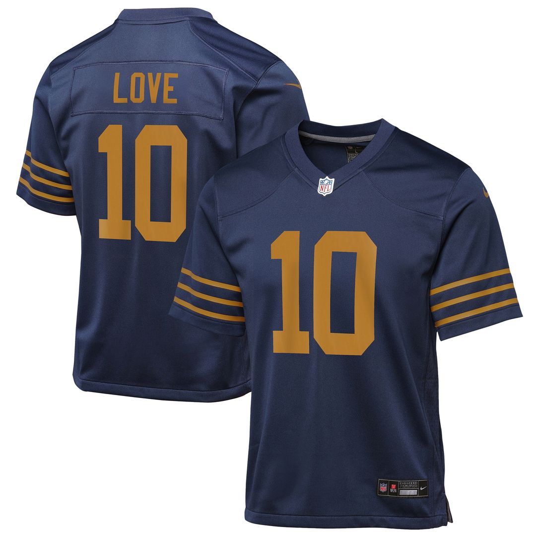 Jordan Love Green Bay Packers Nike Youth Game Official Jersey - Green