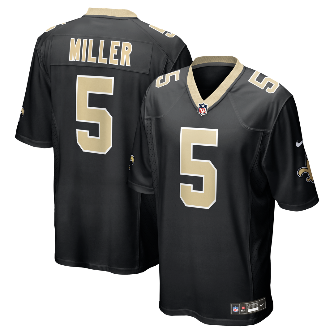 Kendre Miller New Orleans Saints Nike Team Game Official Jersey -  Black
