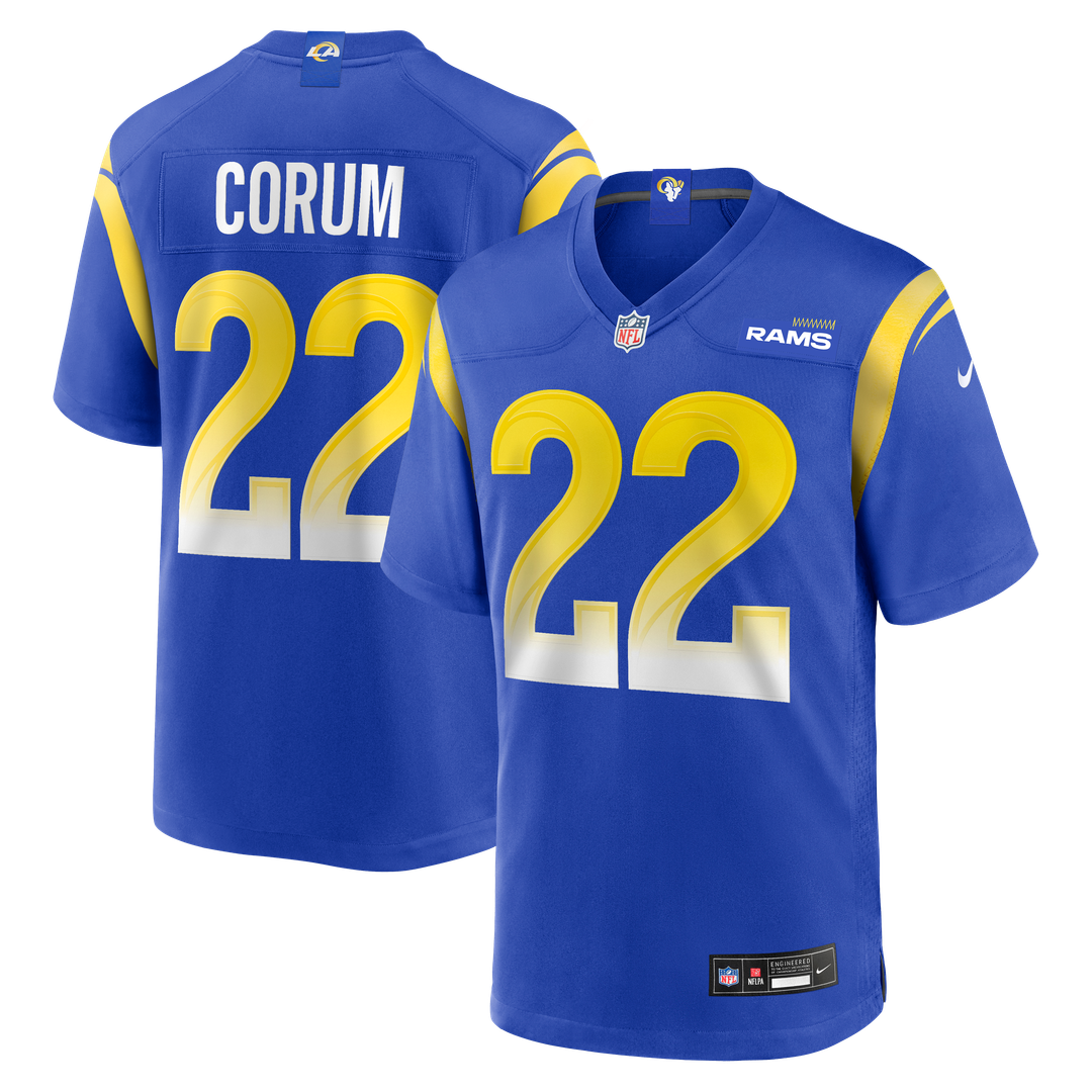 Blake Corum Los Angeles Rams Nike Game Player Jersey - Royal