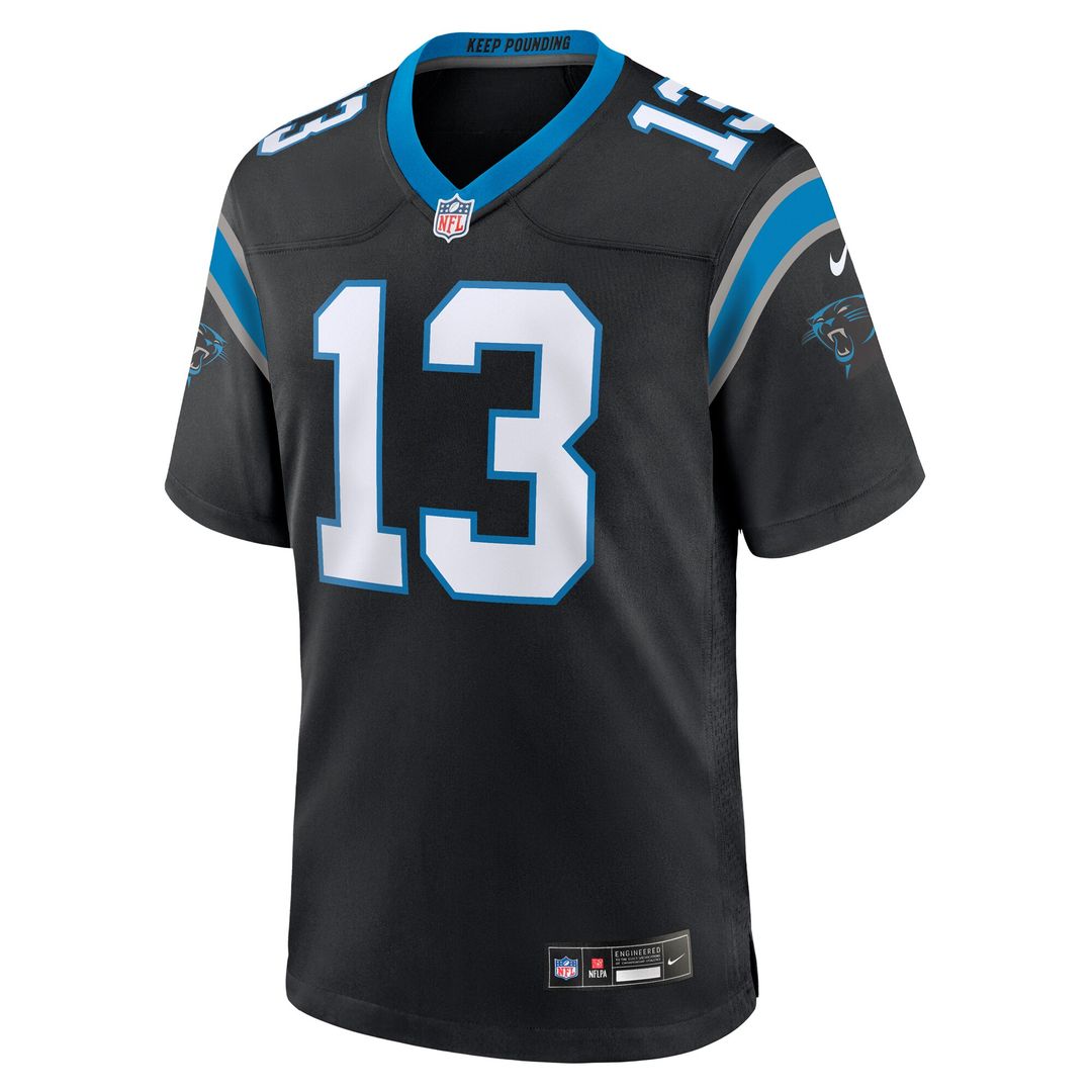Hunter Renfrow Carolina Panthers Nike Team Game Jersey - Black