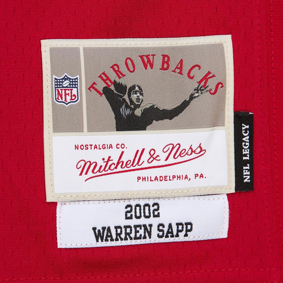 Warren Sapp Tampa Bay Buccaneers Mitchell & Ness 1995 Legacy Replica Official Jersey - Orange