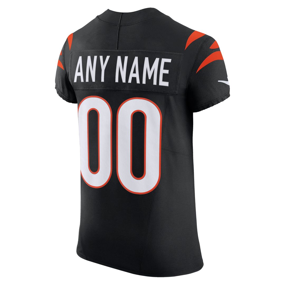 Cincinnati Bengals Nike Alternate Vapor F.U.S.E. Elite Custom Official Jersey - Men's Orange