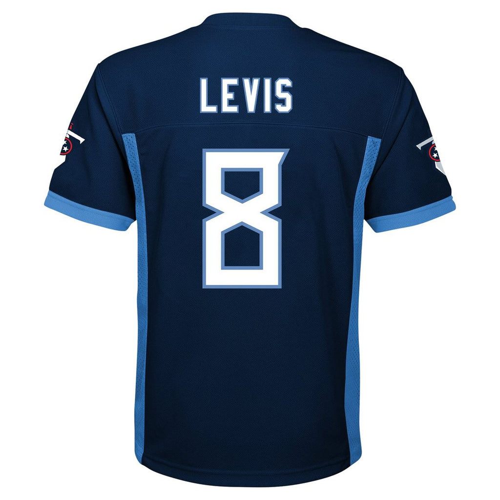 Will Levis Tennessee Titans Youth Player Replica Jersey - Navy