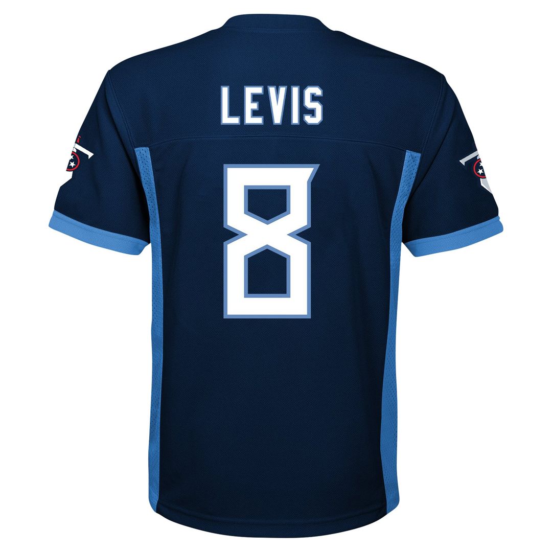 Will Levis Tennessee Titans Youth Player Replica Jersey - Navy