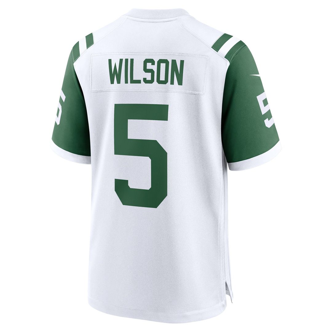 Garrett Wilson New York Jets Nike Classic Alternate Game Official Jersey - White