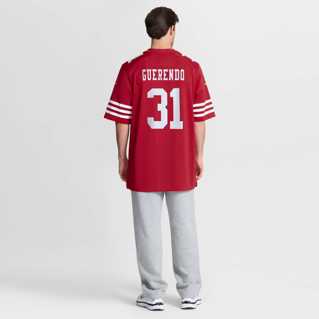 Isaac Guerendo San Francisco 49ers Nike Game Jersey - Scarlet