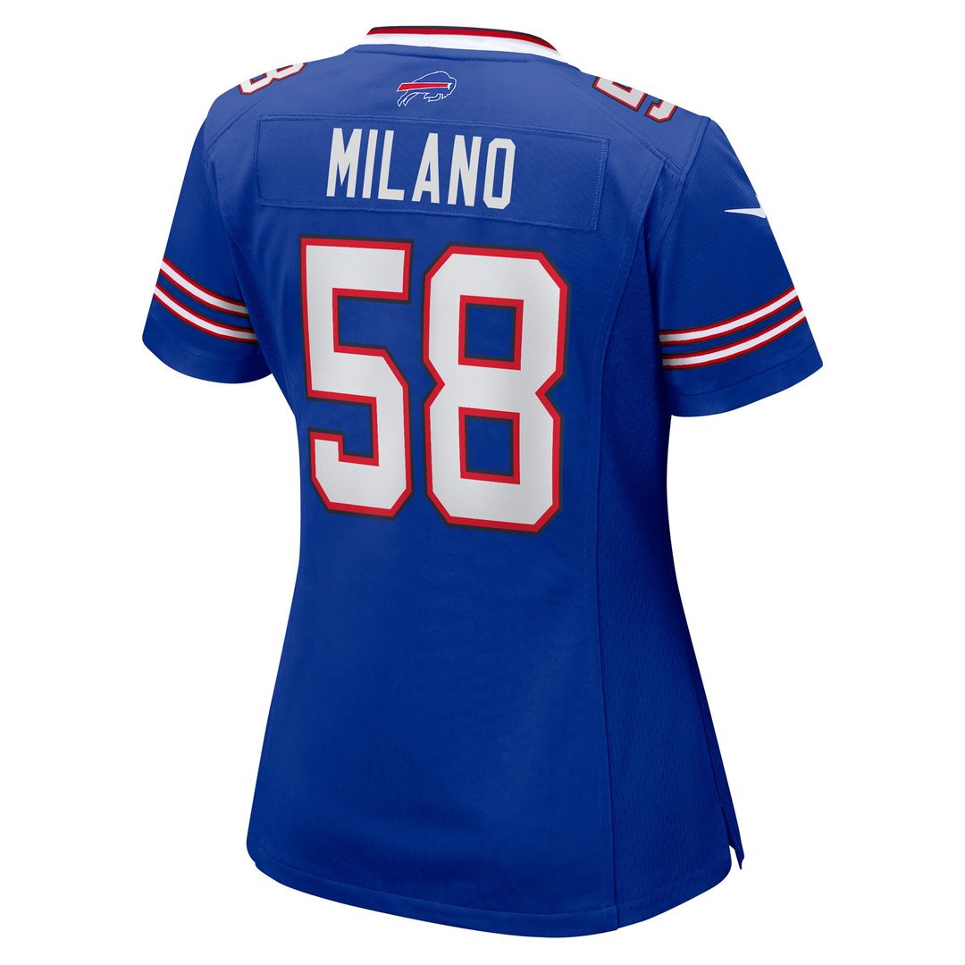 Matt Milano Buffalo Bills Nike Women's Game Official Jersey - Royal