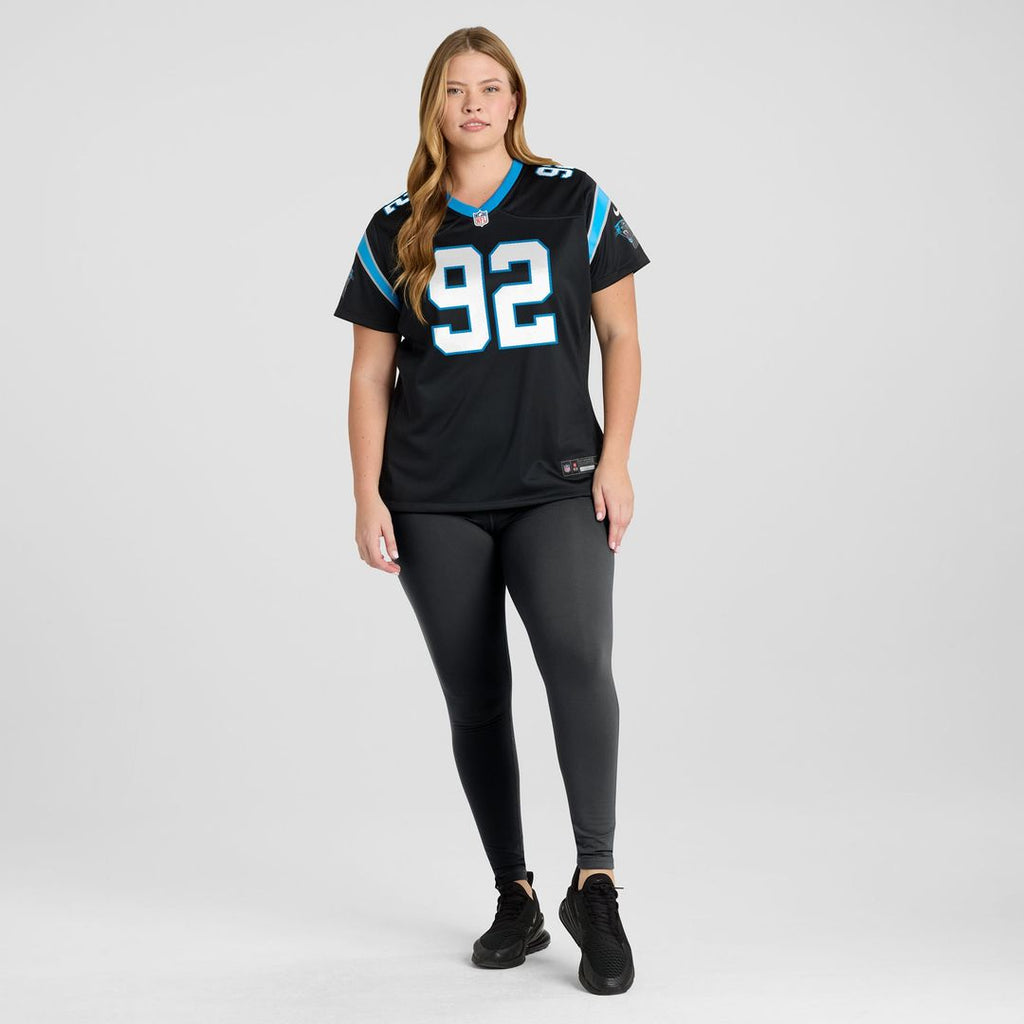 Cam Jackson Carolina Panthers Nike Women's Team Game Official Jersey -  Black