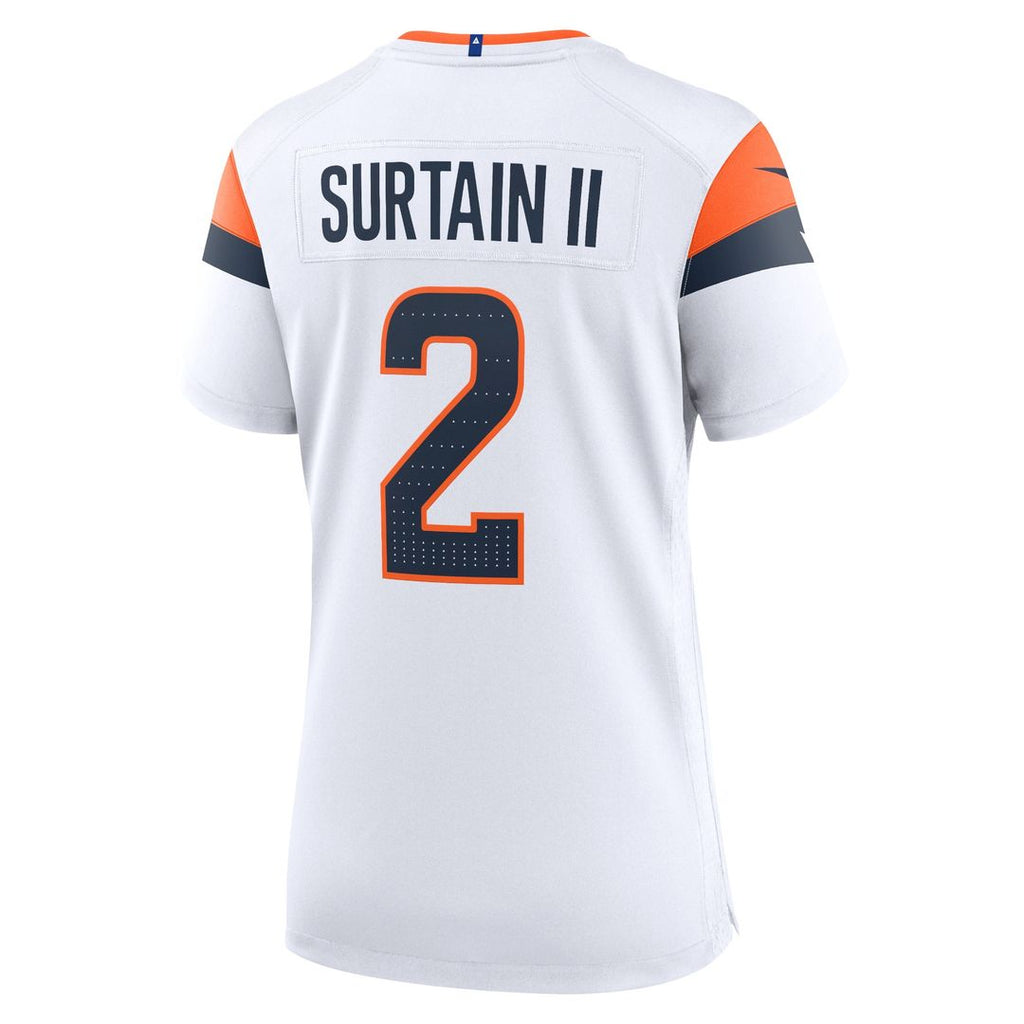 Patrick Surtain II Denver Broncos Nike Women's Game Official Jersey - White