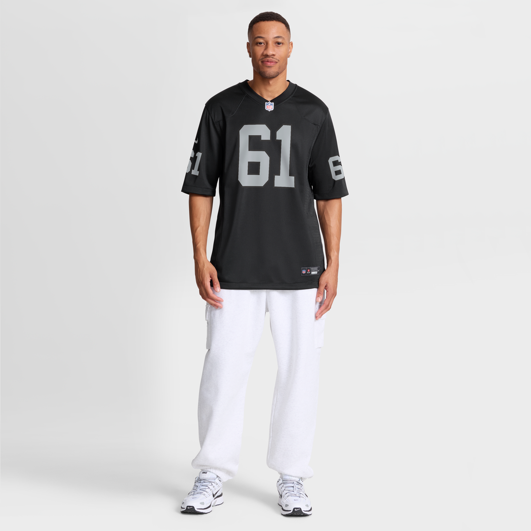 Jordan Meredith Las Vegas Raiders Nike Game Player Official Jersey - Black