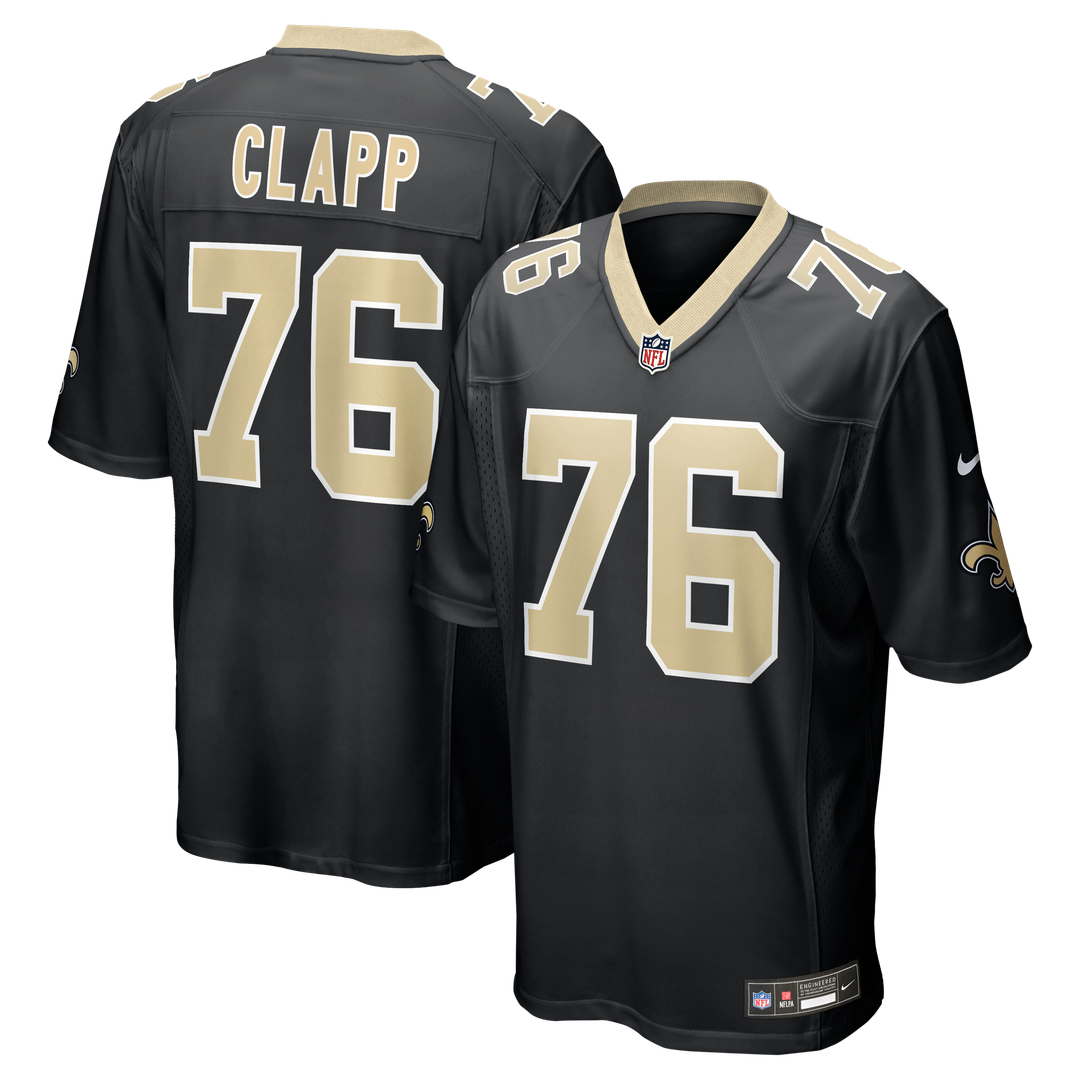 Will Clapp New Orleans Saints Nike Team Game Official Jersey -  Black