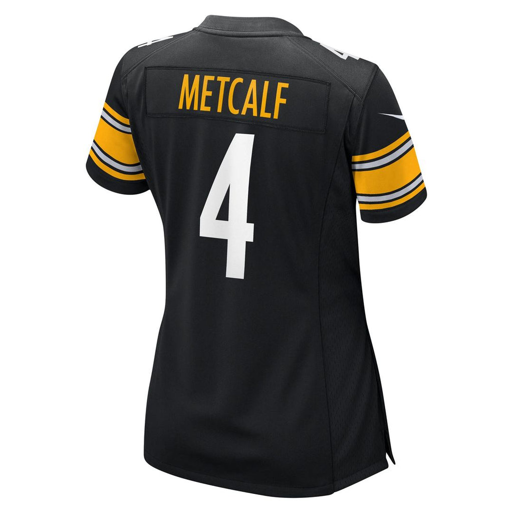 DK Metcalf Pittsburgh Steelers Nike Women's Team Game Official Jersey -  Black