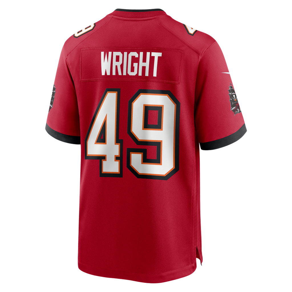 Owen Wright Tampa Bay Buccaneers Nike Team Game Jersey - Red
