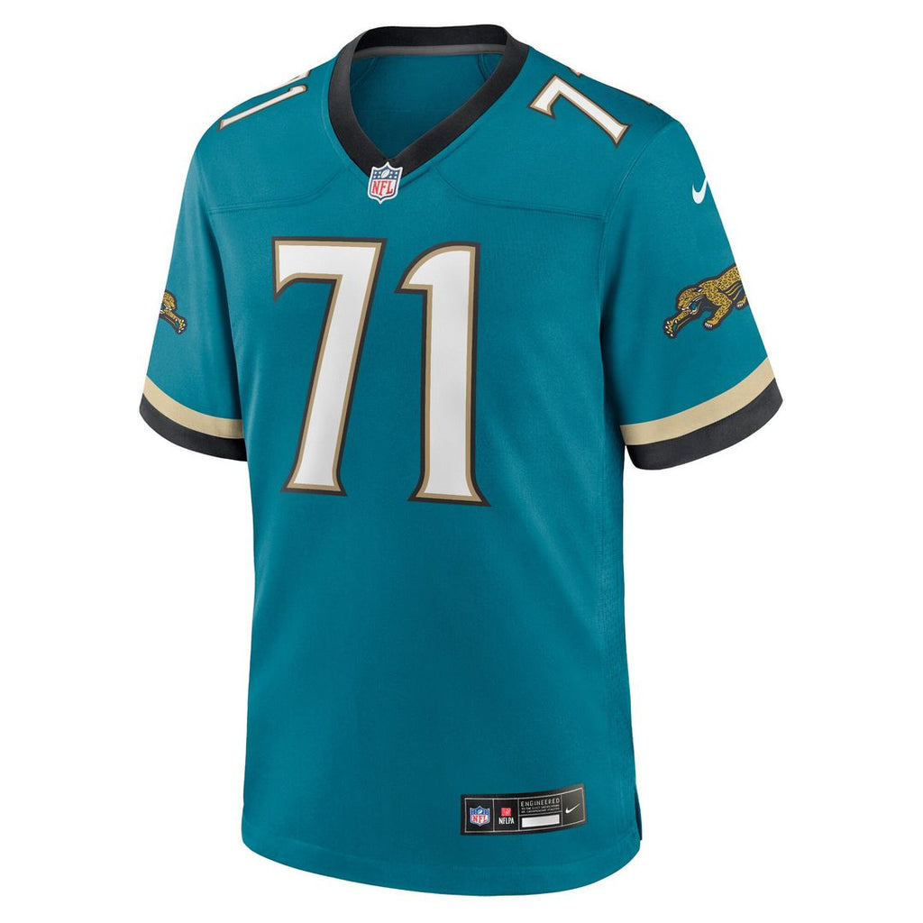 Tony Boselli Jacksonville Jaguars Nike Prowler Throwback Retired Player Game Official Jersey - Teal