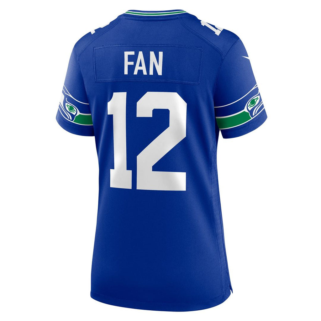 12s Seattle Seahawks Nike Women's Player Official Jersey - Royal