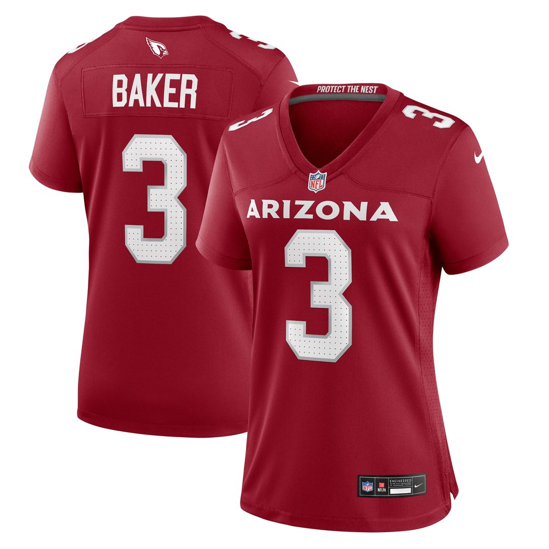 Budda Baker Arizona Cardinals Nike Women's Team Game Official Jersey -  Cardinal