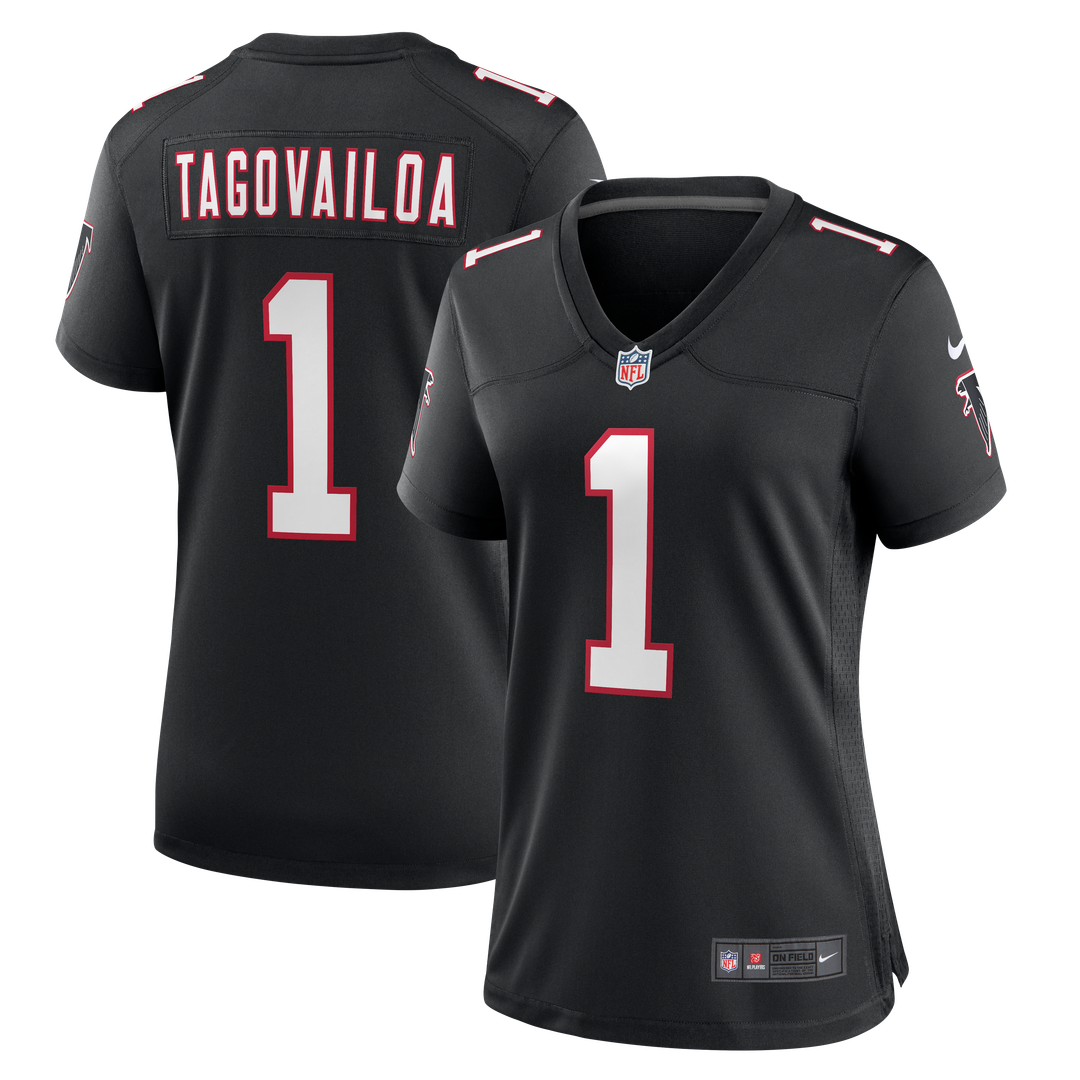 Tua Tagovailoa Atlanta Falcons Nike Women's Alternate Game Official Jersey -  Black