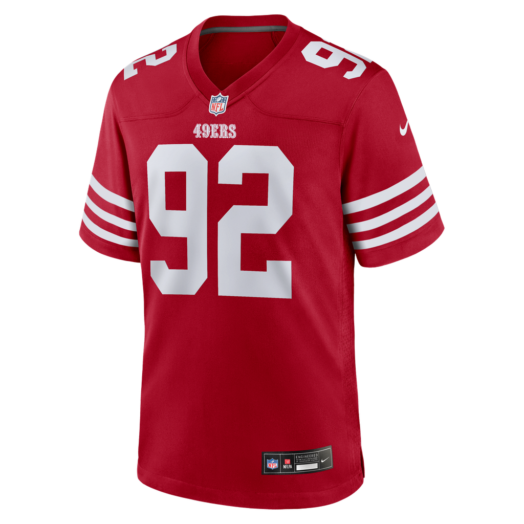 Osa Odighizuwa San Francisco 49ers Nike Team Game Jersey - Scarlet