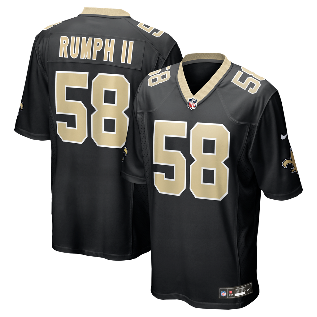 Chris Rumph II New Orleans Saints Nike Team Game Official Jersey -  Black