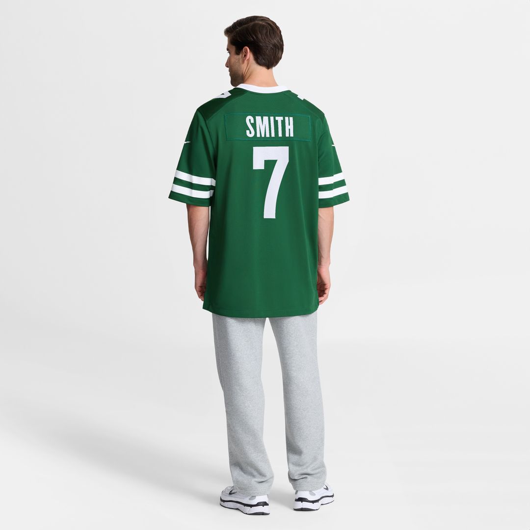 Geno Smith New York Jets Nike Game Official Jersey - Legacy Green