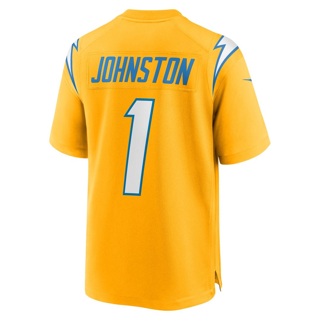 Quentin Johnston Los Angeles Chargers Nike Alternate Charger Power Game Player Official Jersey - Gold