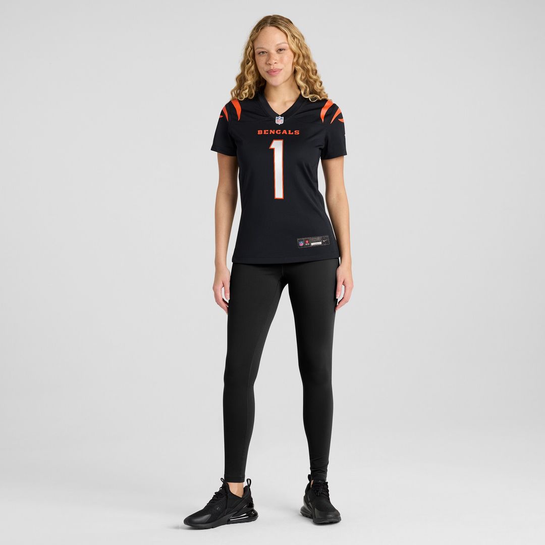 Number 1 Bride Cincinnati Bengals Nike Women's Game Official Jersey - Black