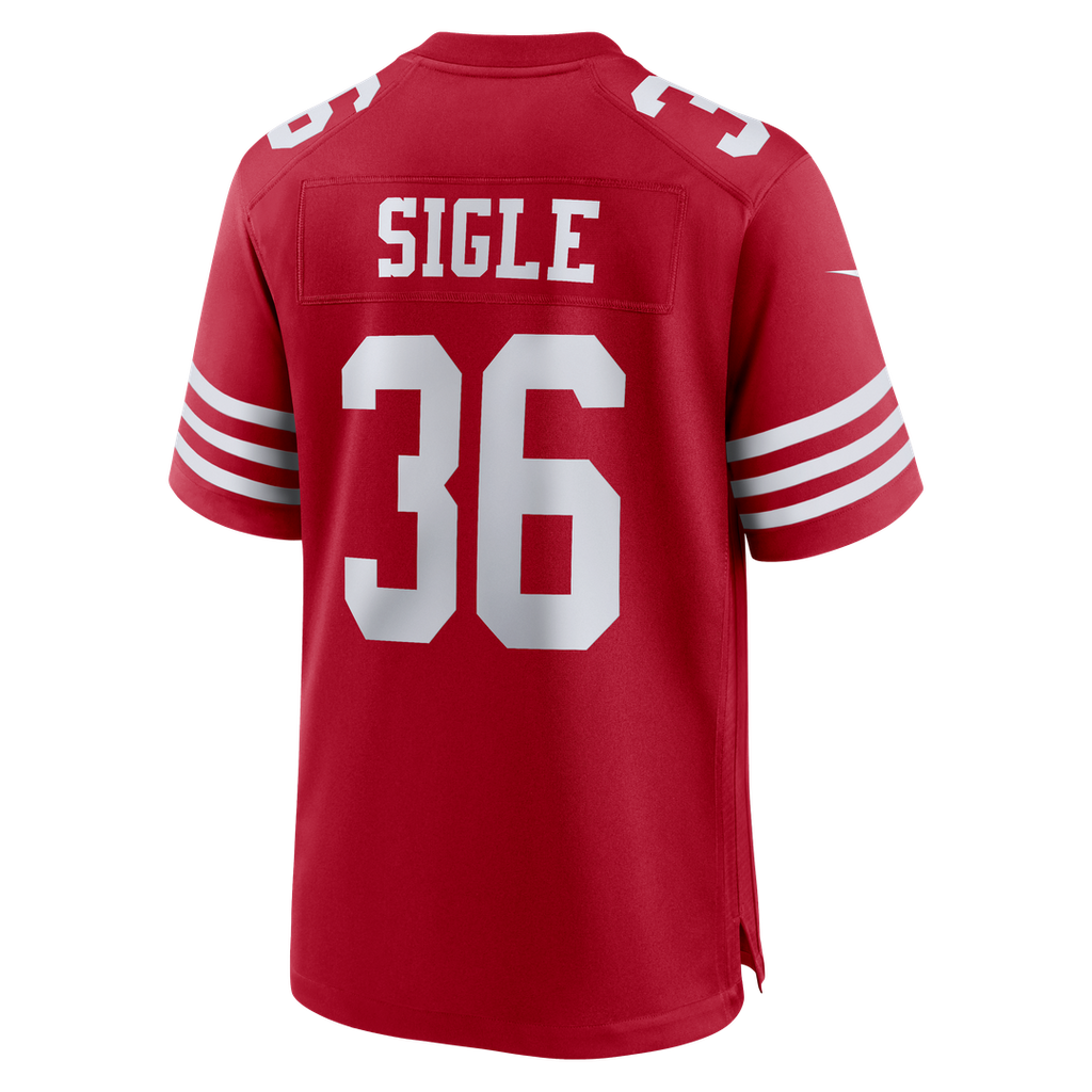 Marques Sigle San Francisco 49ers Nike Team Game Official Jersey -  Scarlet