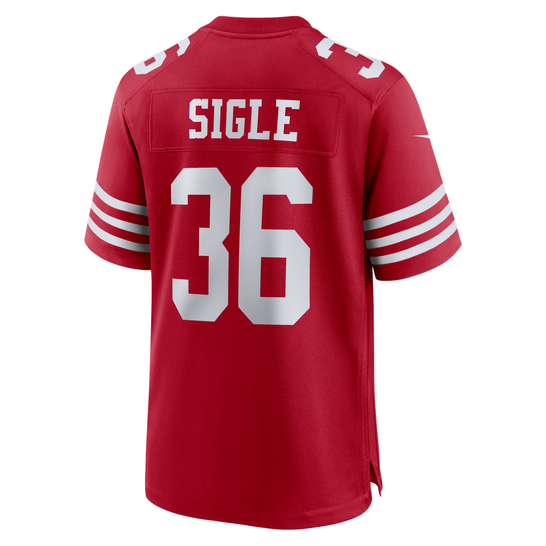 Marques Sigle San Francisco 49ers Nike Team Game Official Jersey -  Scarlet