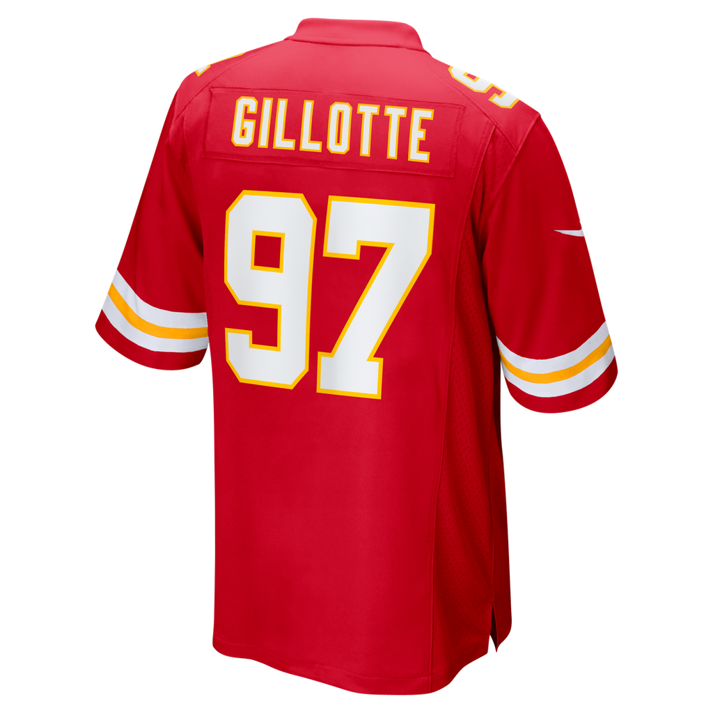 Ashton Gillotte Kansas City Chiefs Nike Team Game Official Jersey -  Red