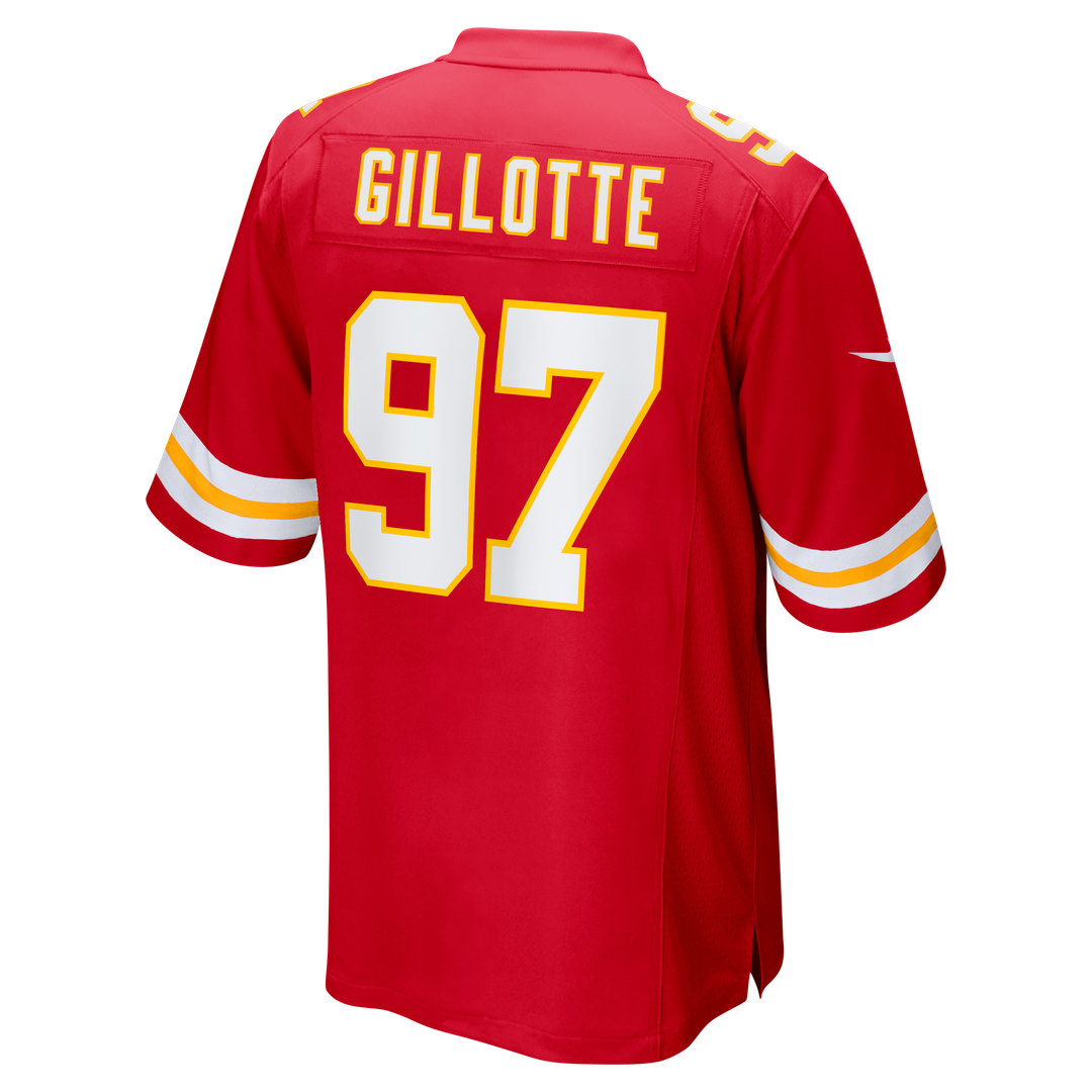 Ashton Gillotte Kansas City Chiefs Nike Team Game Official Jersey -  Red