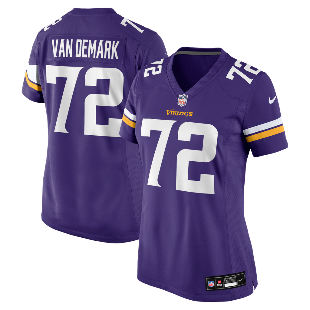 Ryan Van Demark Minnesota Vikings Nike Women's Team Game Jersey - Purple