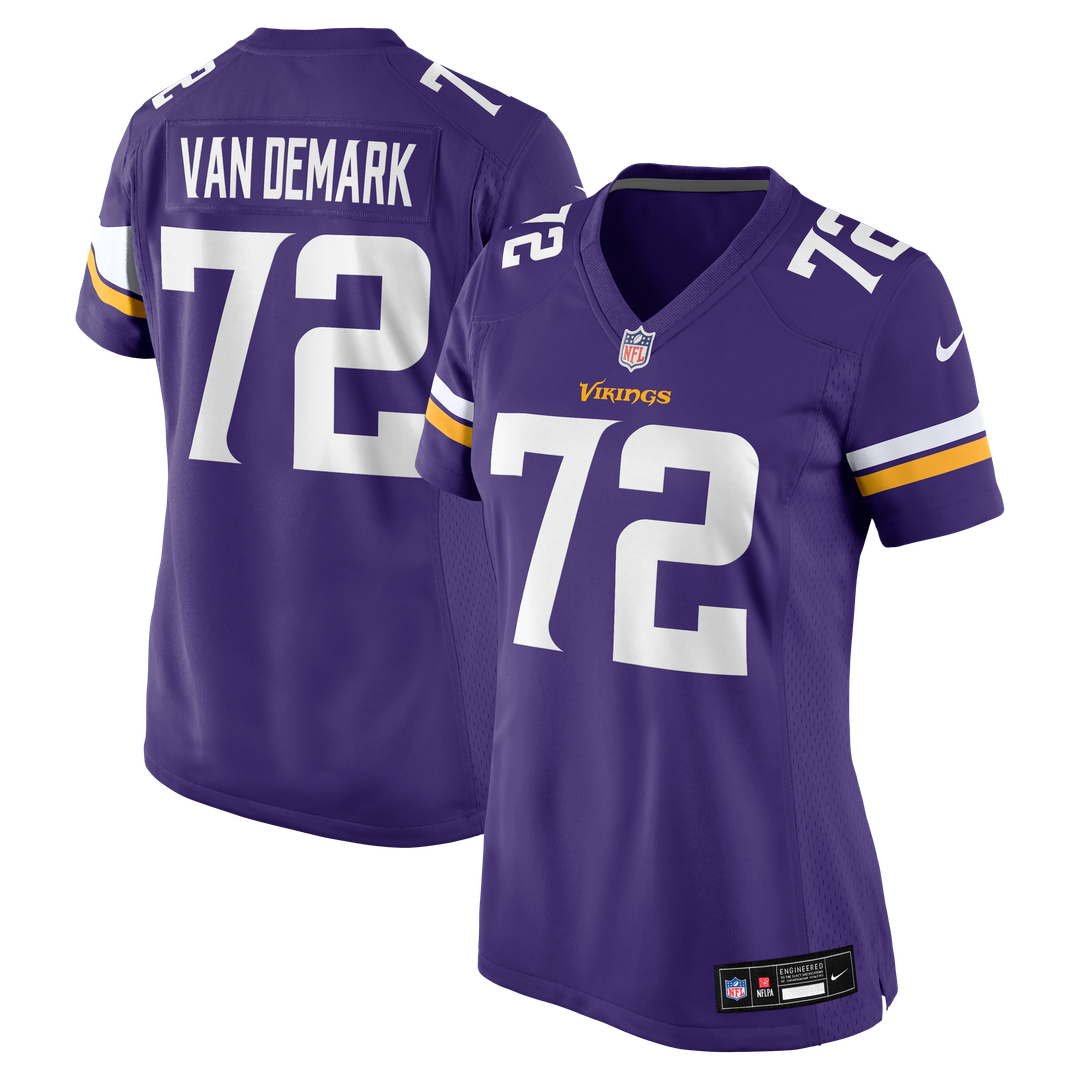 Ryan Van Demark Minnesota Vikings Nike Women's Team Game Jersey - Purple