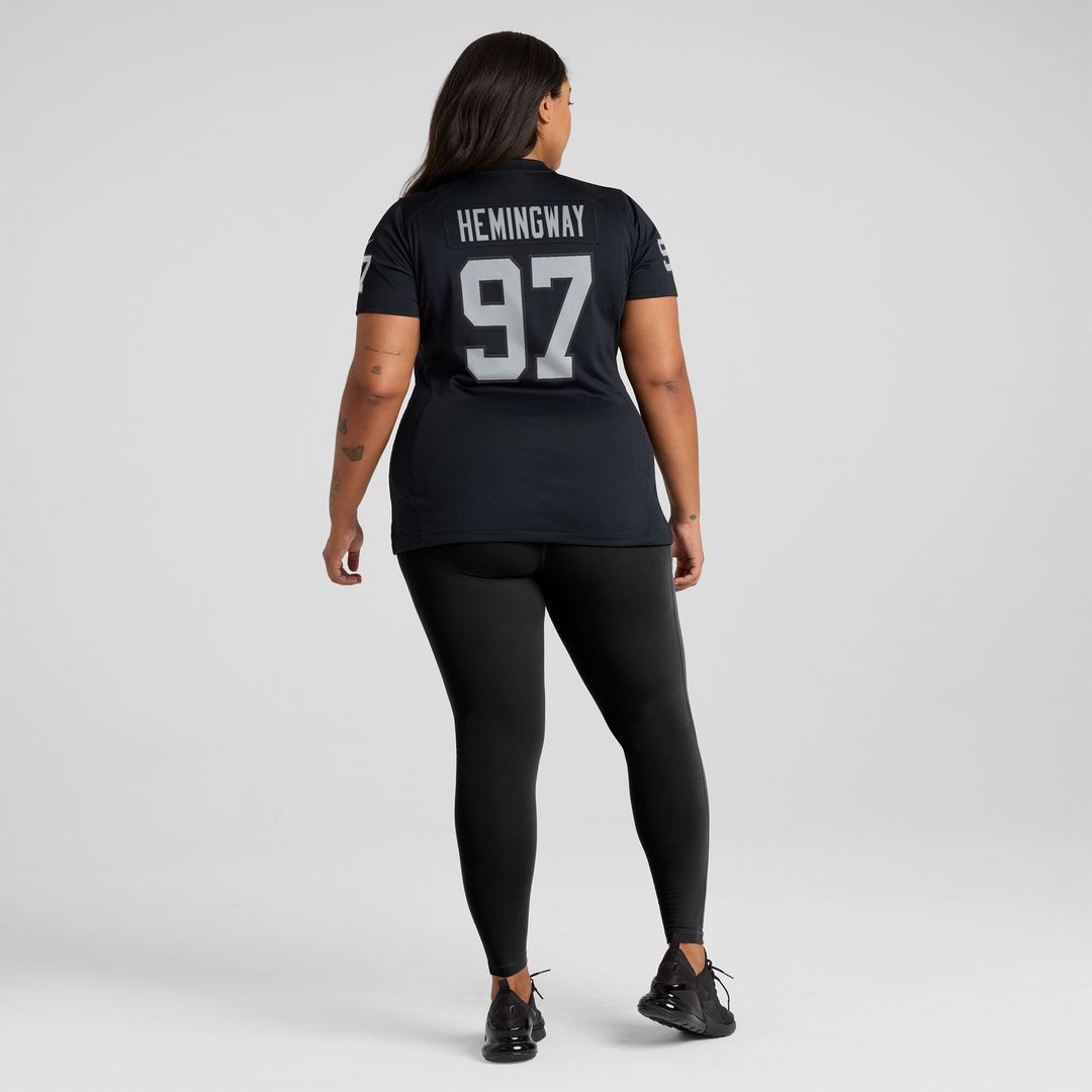 Tonka Hemingway Las Vegas Raiders Nike Women's Team Game Official Jersey -  Black