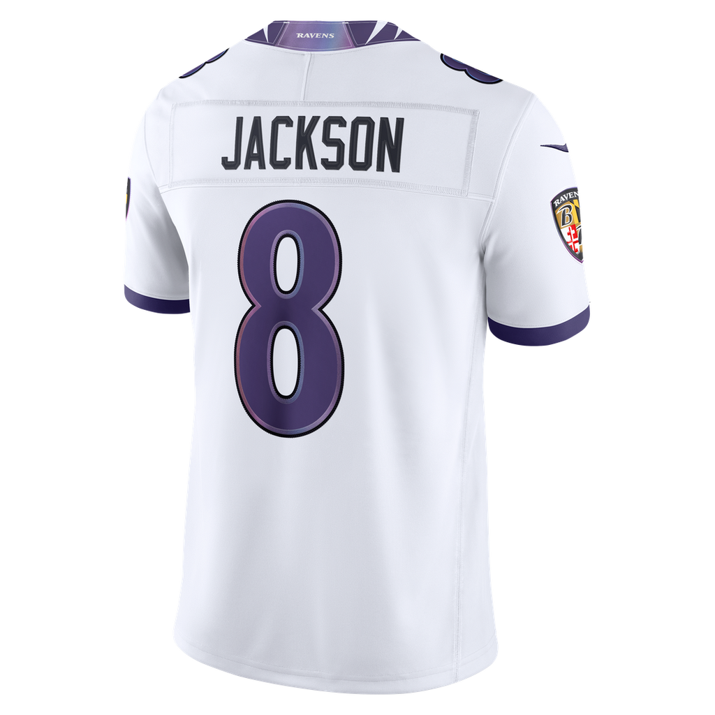 Lamar Jackson Baltimore Ravens Nike Vapor F.U.S.E. Stitched Limited Official Jersey - White