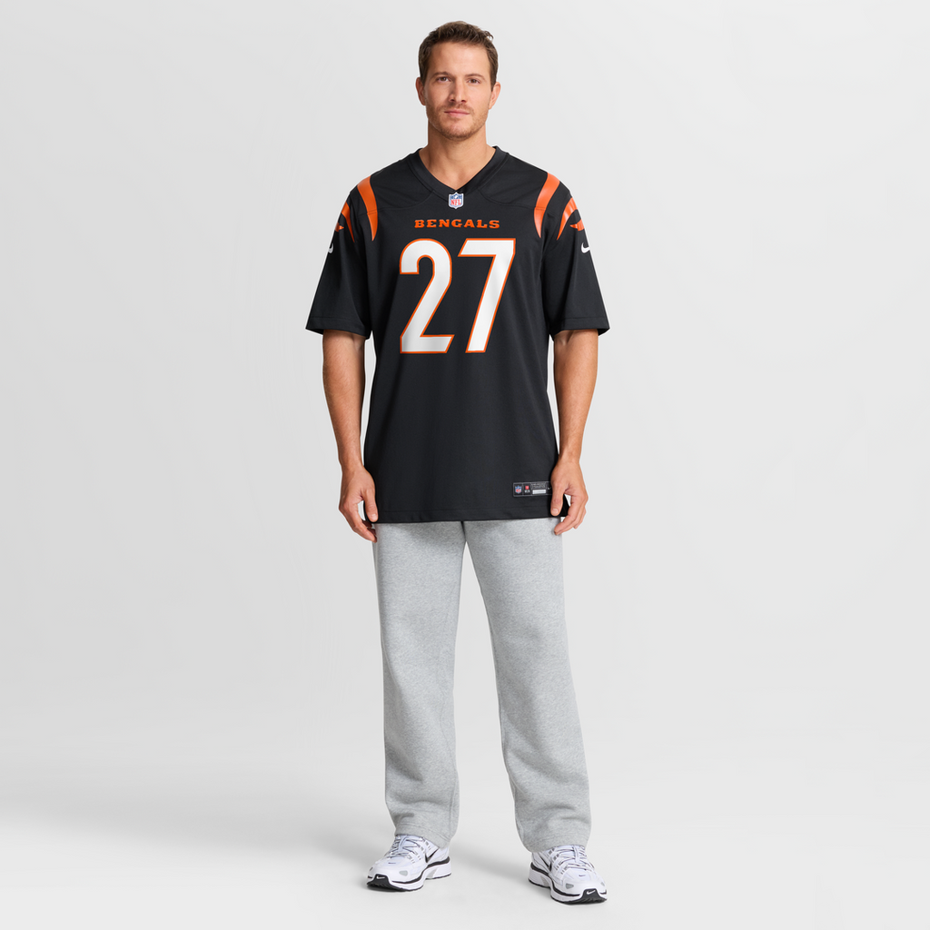 Jordan Battle Cincinnati Bengals Nike Team Game Jersey - Black