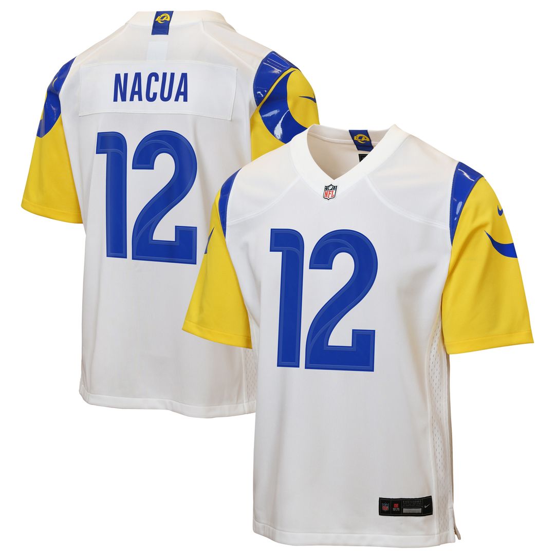 Puka Nacua Los Angeles Rams Nike Youth Game Jersey - White