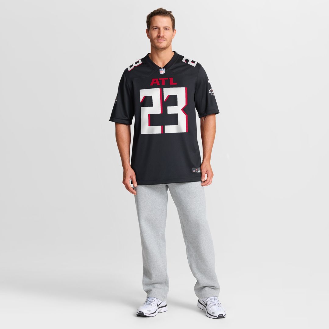 DeMarcco Hellams Atlanta Falcons Nike Team Game Jersey - Black