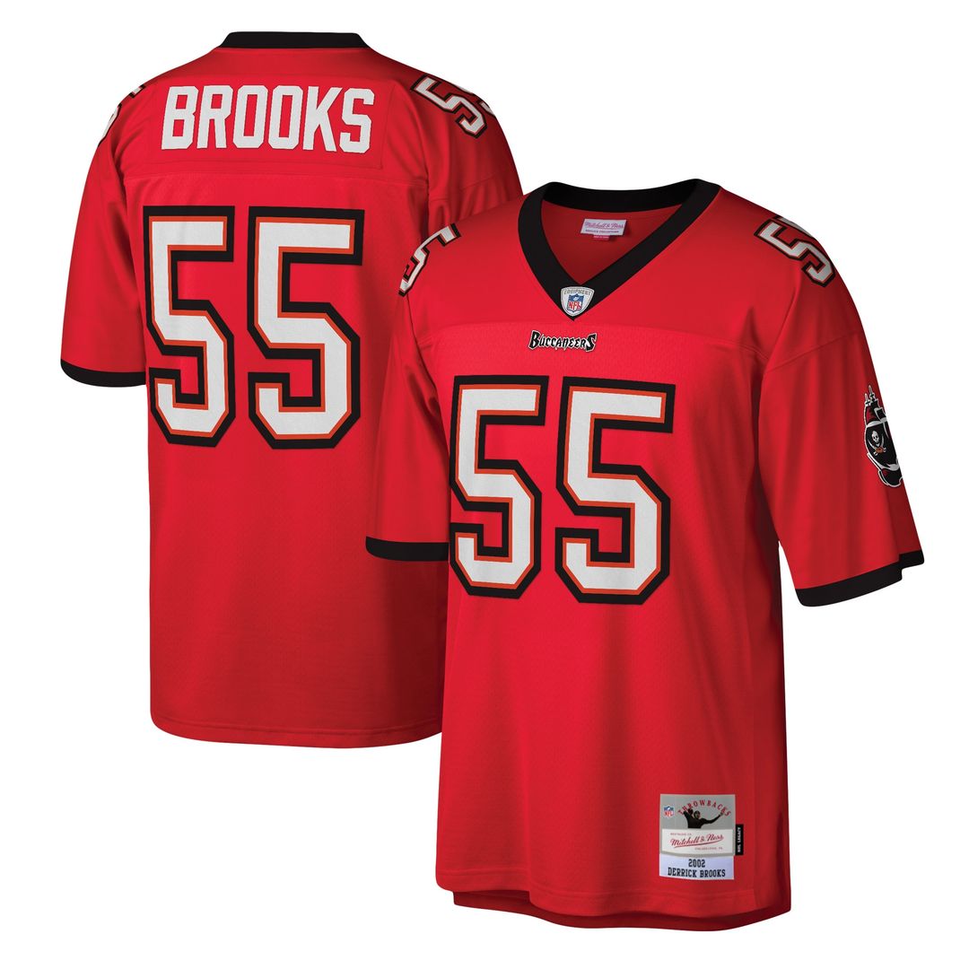 Derrick Brooks Tampa Bay Buccaneers Mitchell & Ness Legacy Replica Official Jersey - Orange