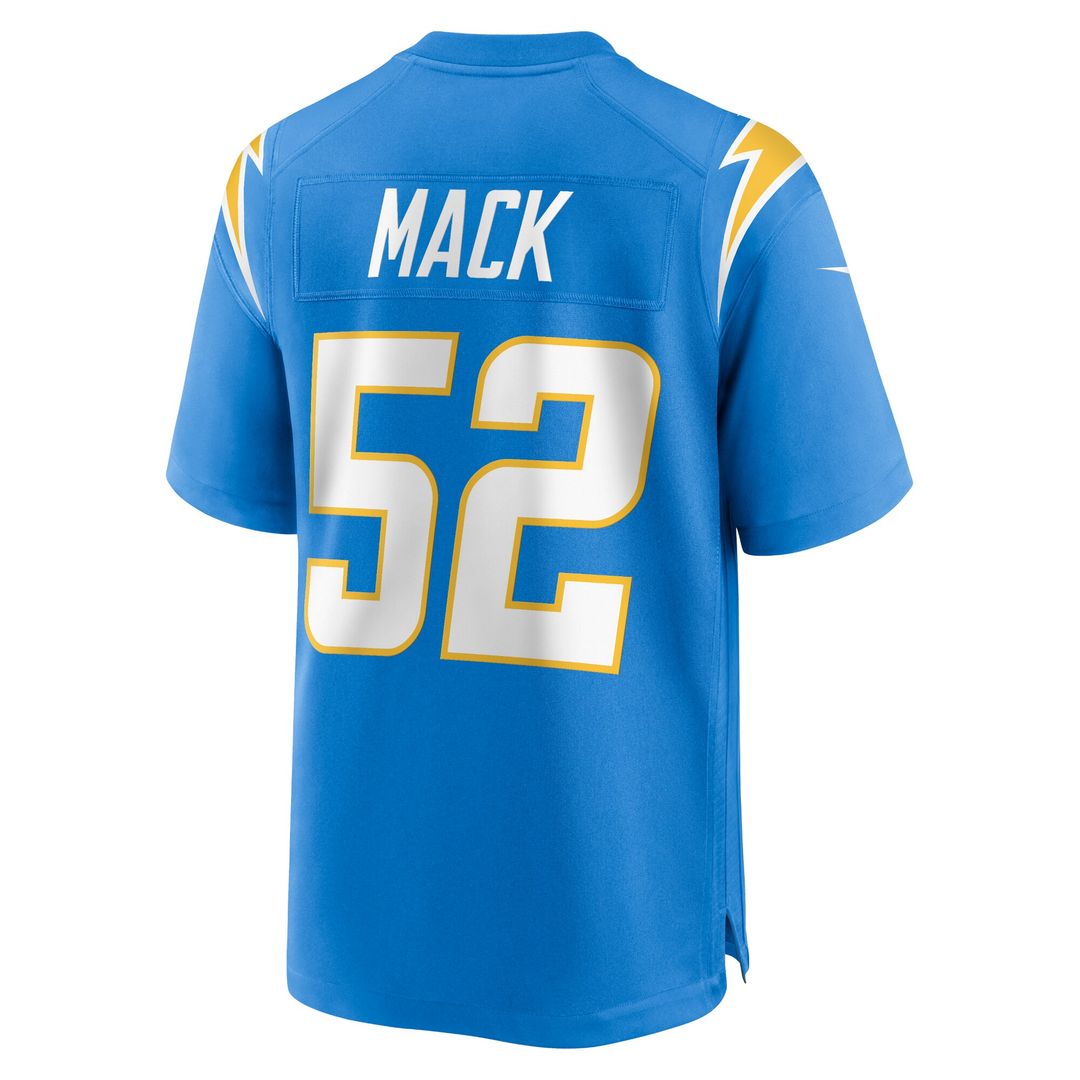 Khalil Mack Los Angeles Chargers Nike Youth Game Official Jersey - Powder Blue