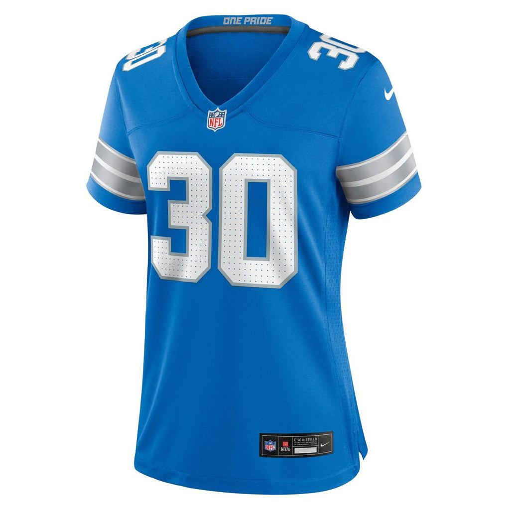Khalil Dorsey Detroit Lions Nike Women's Team Game Jersey - Blue